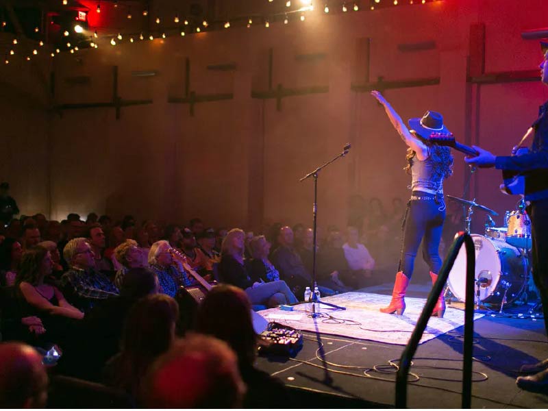 Image of a concert taking place at Festival Hall