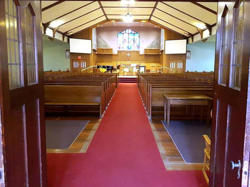 An image of Sanctuary entrance at Scarboro United Church