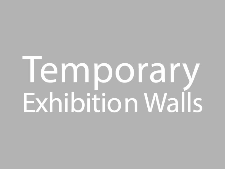 Temporary Exhibition Walls graphic