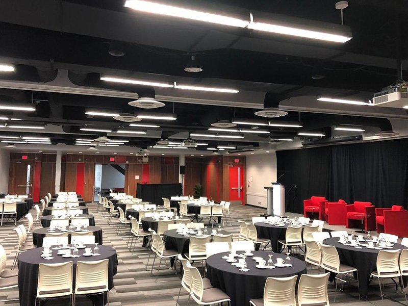 Image of the event centre at University of Calgary's Downtown Campus