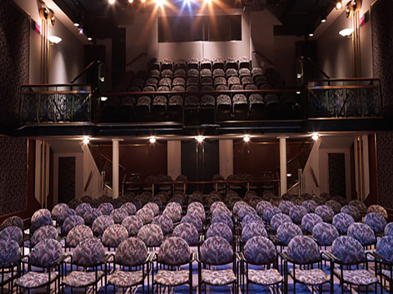 An image of the seating setup at Engineered Air Theatre in Arts Commons
