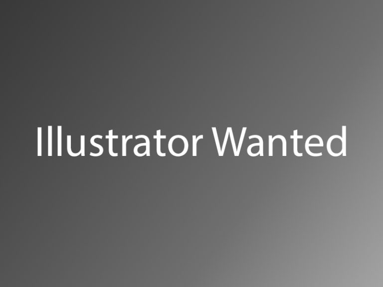Illustrator Wanted graphic