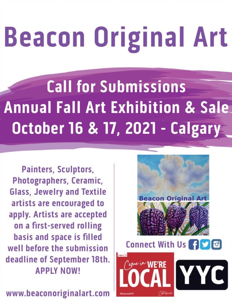Beacon Original Art, Annual Fall Art Exhibition & Sale, October 16 and 17, 2021