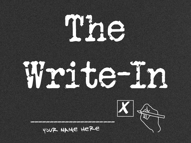 A graphic for Savanna Harvey Presents The Write-In