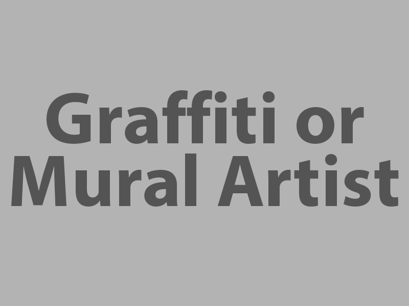 Graffiti or mural artist graphic