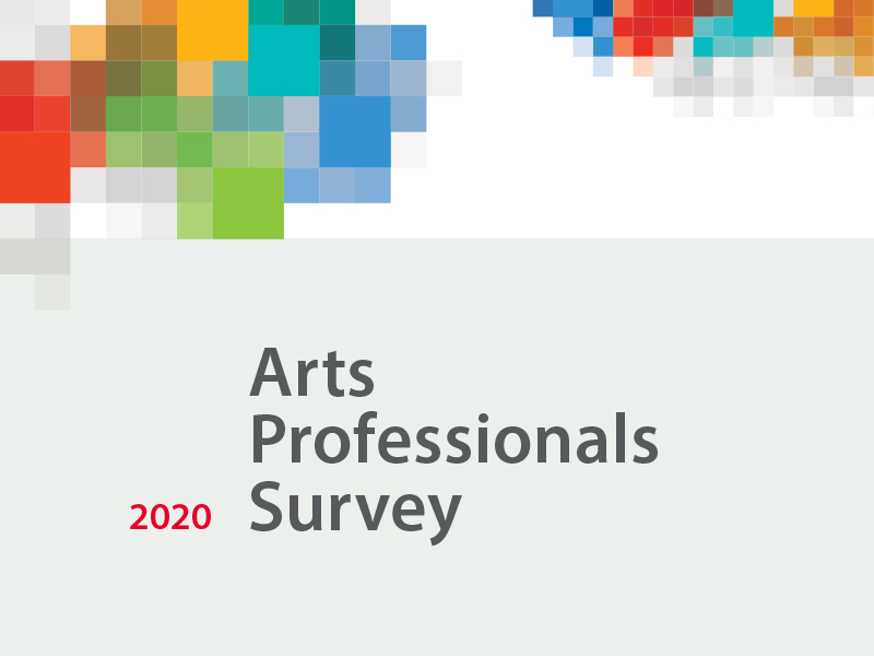 The cover of the 2020 Calgary Arts Development Arts Professionals Survey