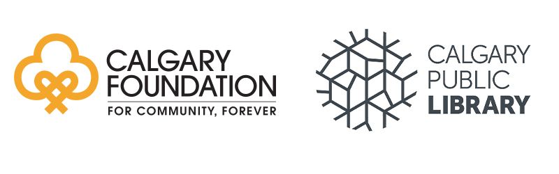 Logos for the Calgary Foundation and the Calgary Public Library