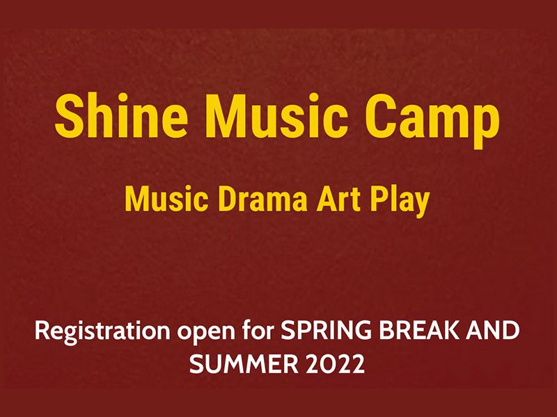 Shine Music Camp details | Registration open for Spring break and Summer 2022