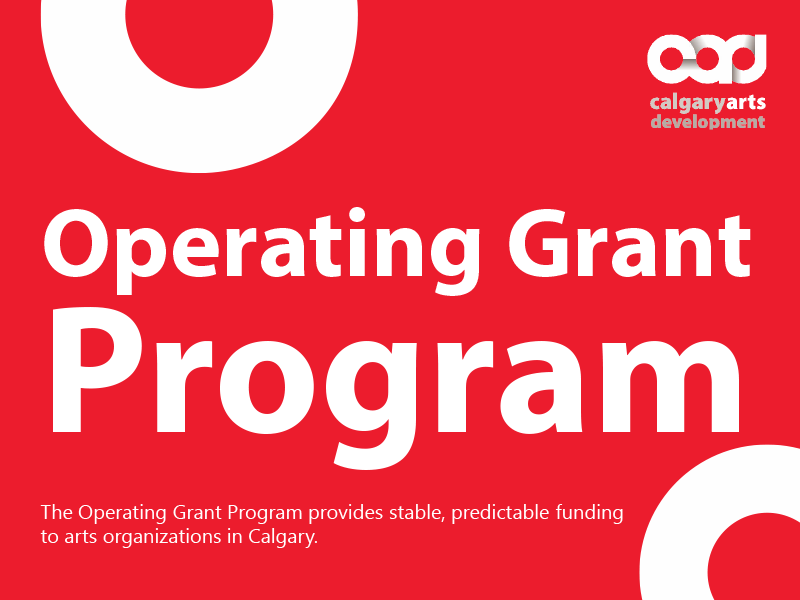 Operating Grant Program graphic