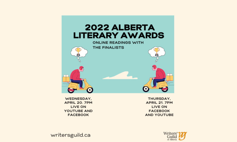 2022 Alberta Literary Awards, online readings with the finalists |