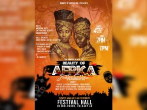 Image of poster for Beauty of Africa Gala 2022