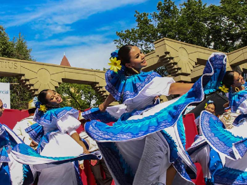 Image of dancers at Olympic Plaza