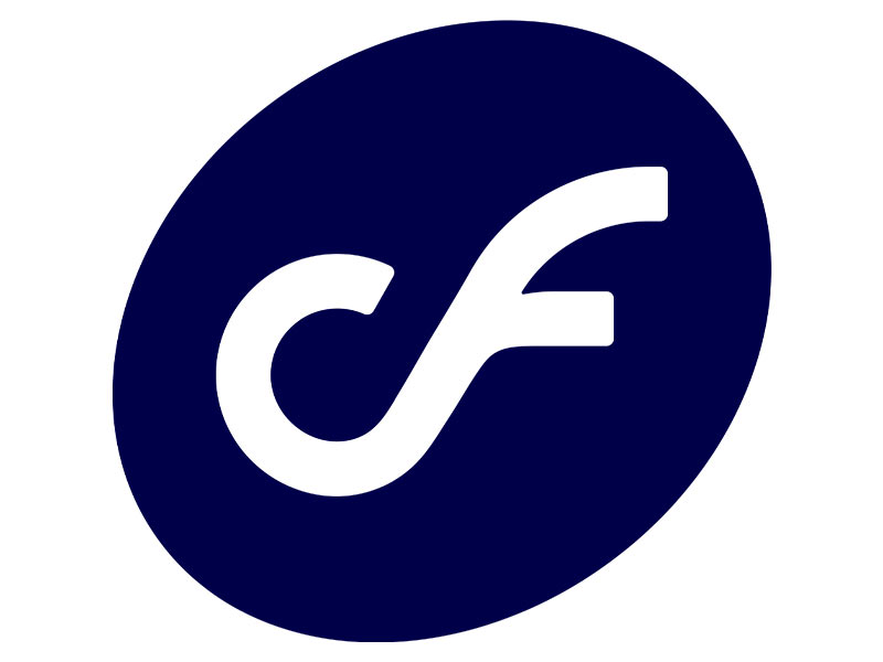A dark blue logo for ChamberFest West