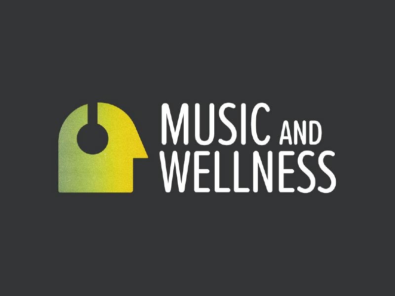 Image of text that reads Music and Wellness