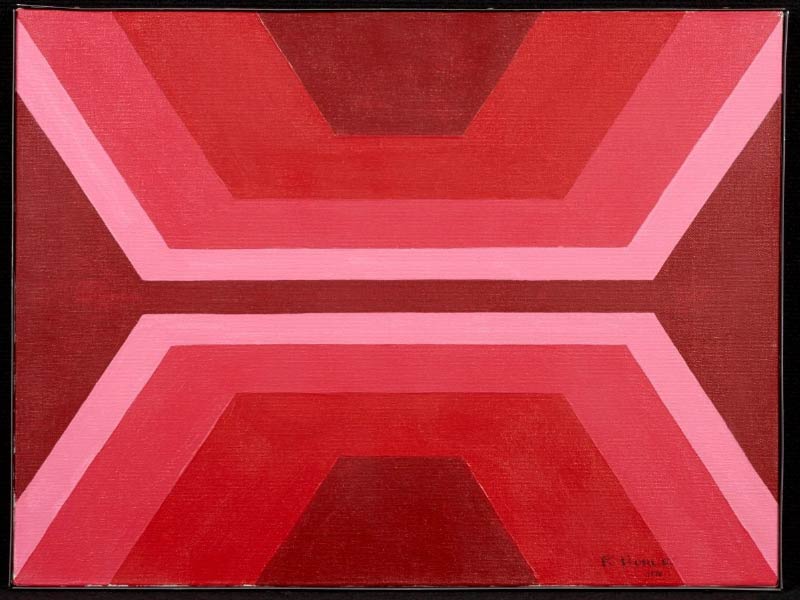 Image of obert Houle's Red is Beautiful, 1970. Acrylic on canva