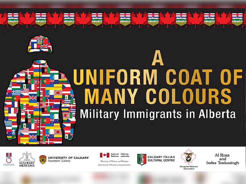 A promo image for A Uniform Coat of Many Colours exhibition