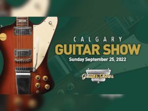 A promo image for Calgary Guitar Show