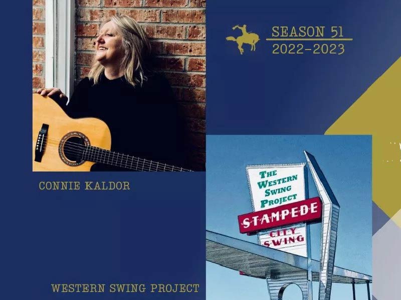 Image of Connie Kaldor & and a promo image for Western Swing Project
