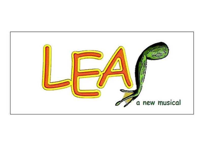 A logo for LEAP a new musical