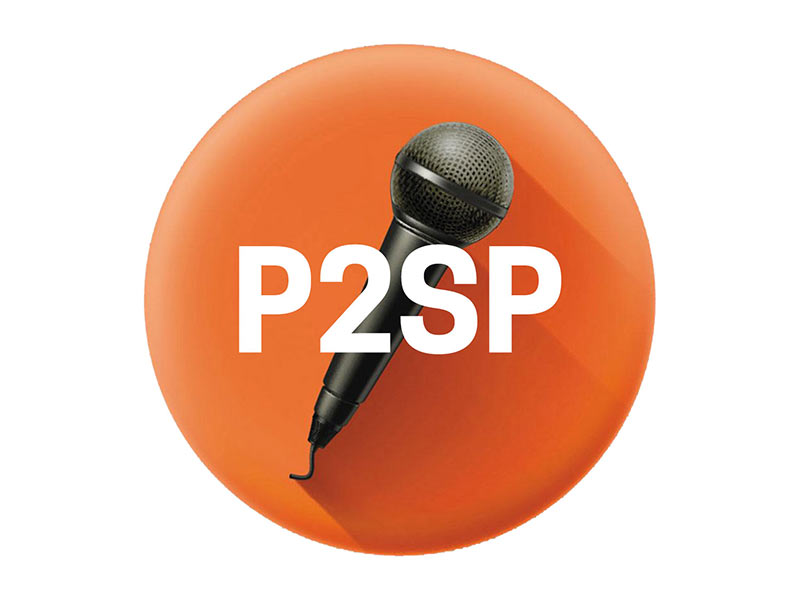 A logo for P2SP Wakefield Brewster