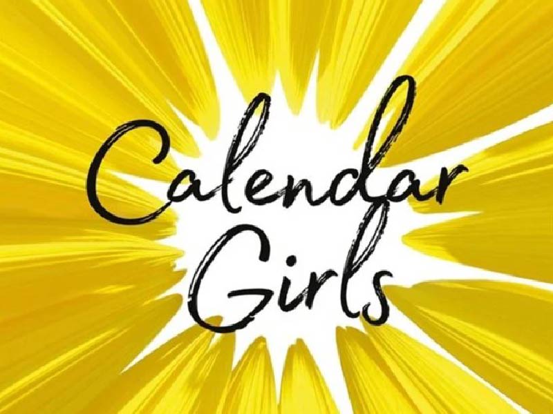 Image of text that reads Calendar Girls