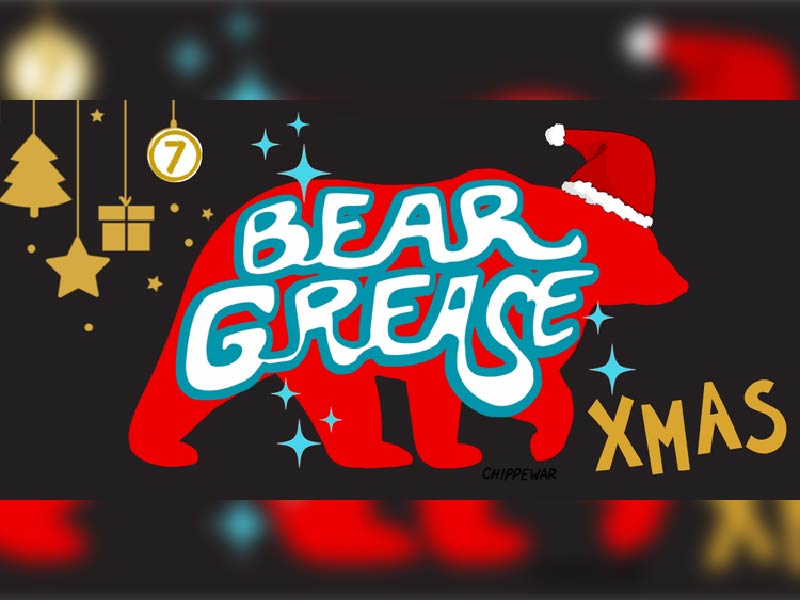 A promo image for Bear Grease Xmas