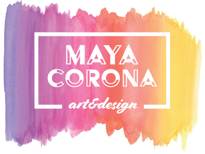 A logo for Maya Corona