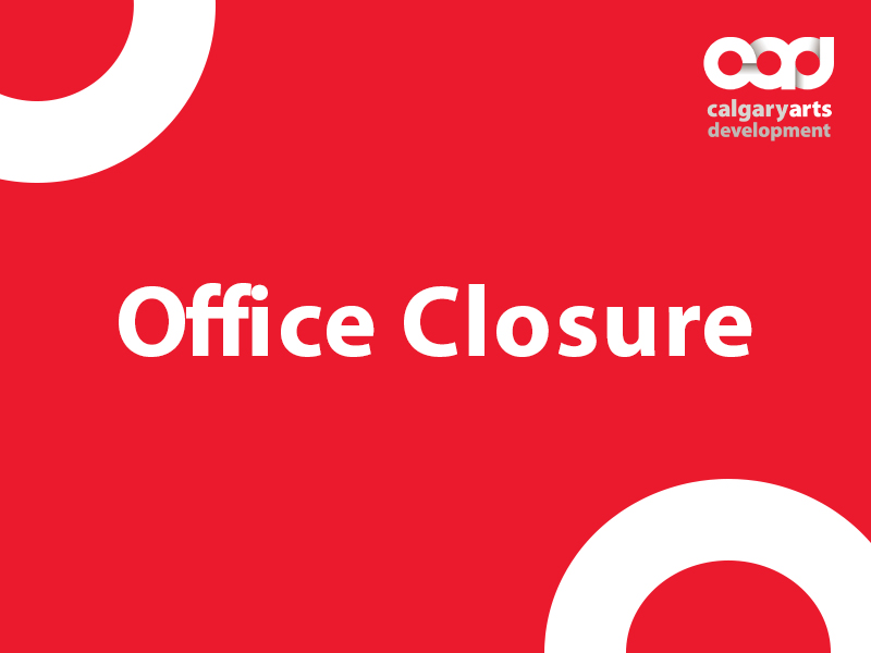 Office Closure | Calgary Arts Development logo
