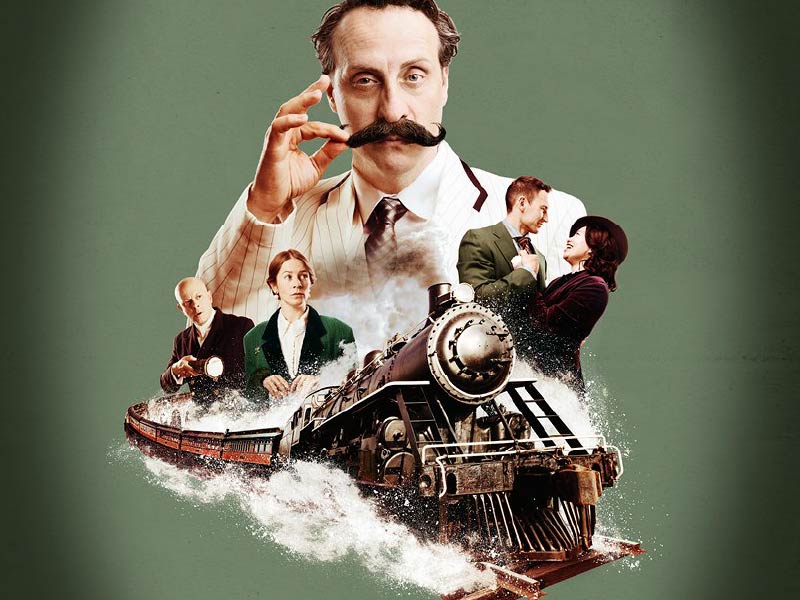 A promo image for Vertigo Theatre's Murder on the Orient Express