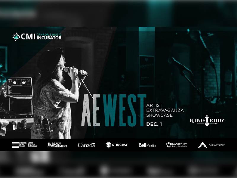 A promo image for AE West Artist Extravaganza Showcase