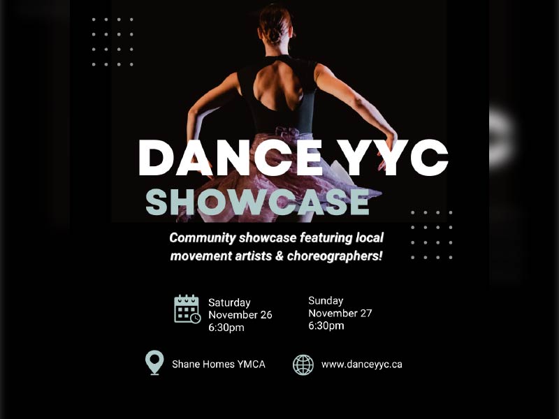 A promo image for Dance YYC Showcase