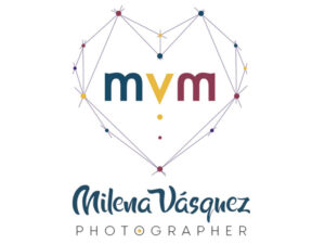 A logo for Milena Vasquez
