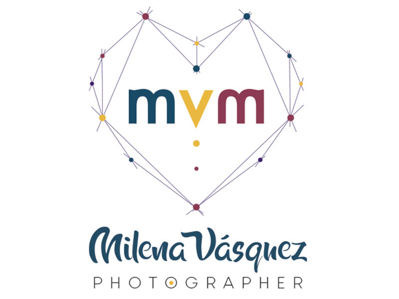 A logo for Milena Vasquez