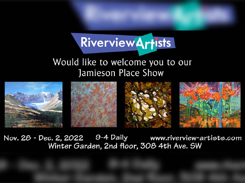 A promo image for Riverview Artists Jamieson Place Show