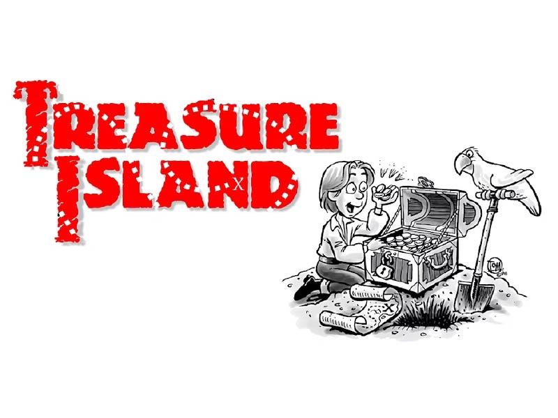 A promo image for Treasure Island