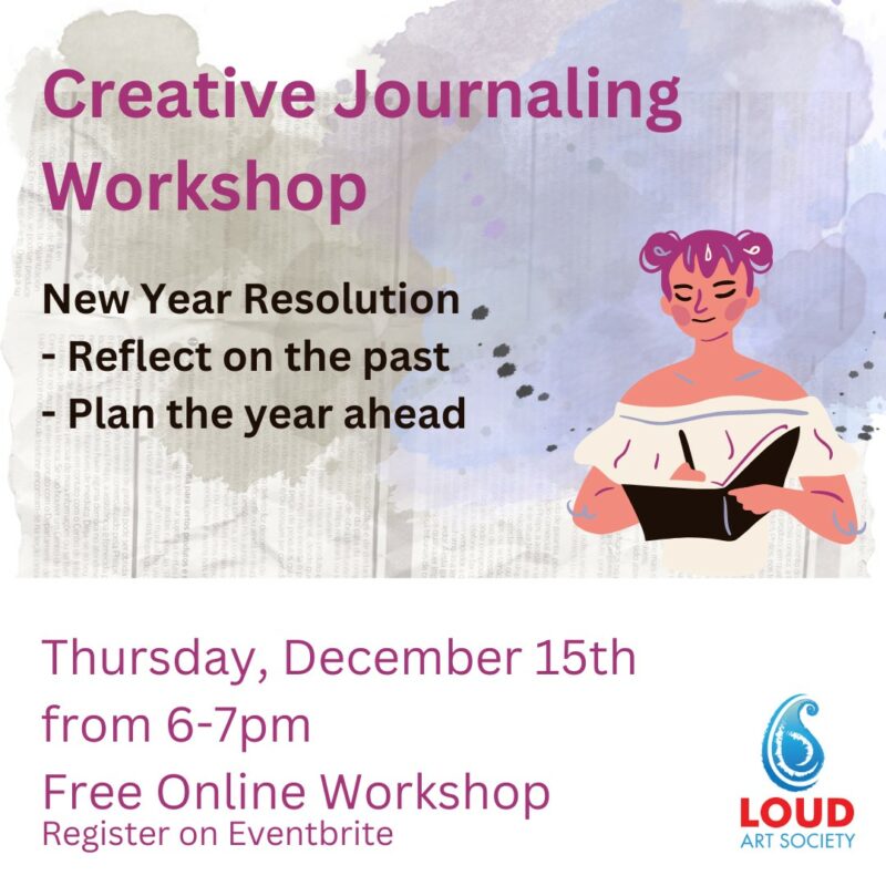 Thursday December 15, 2022 | From 6 - 7pm | Free online Workshop | Register on Eventbrite