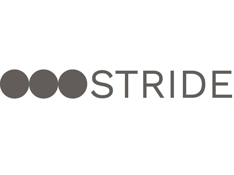A logo for Stride Gallery