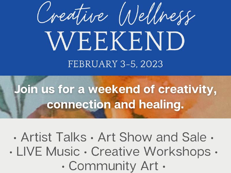 A promo image for Creative Wellness Weekend