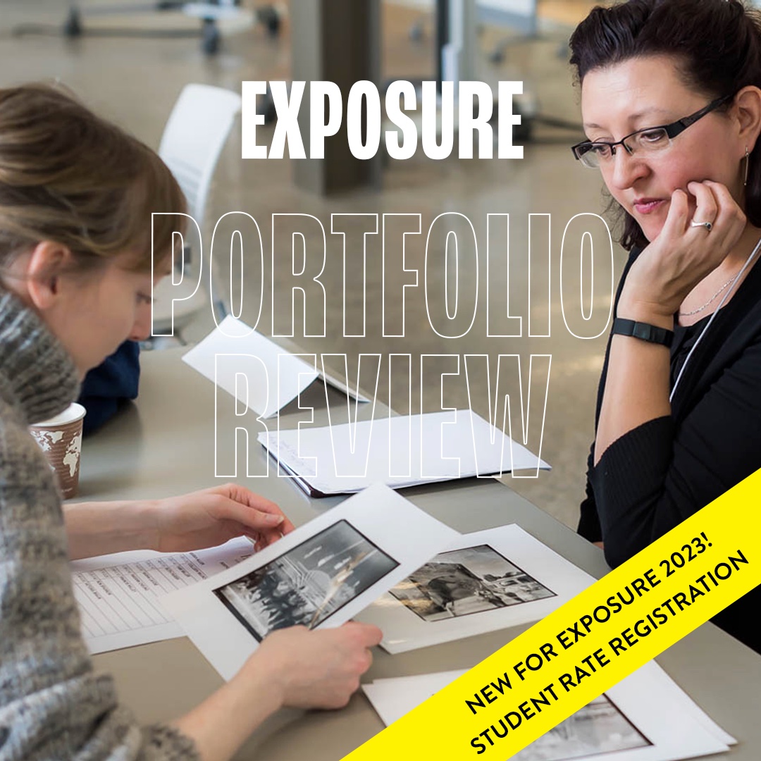 Exposure Portfolio Review | New for Exposure 2023, student rate registration.