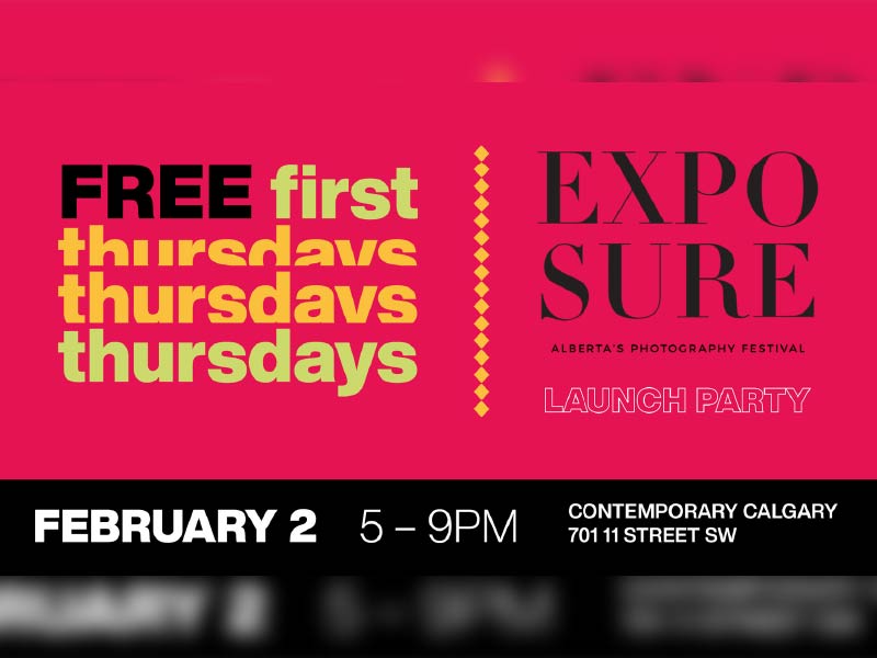 A promo image image for Free First Thursdays x Exposure
