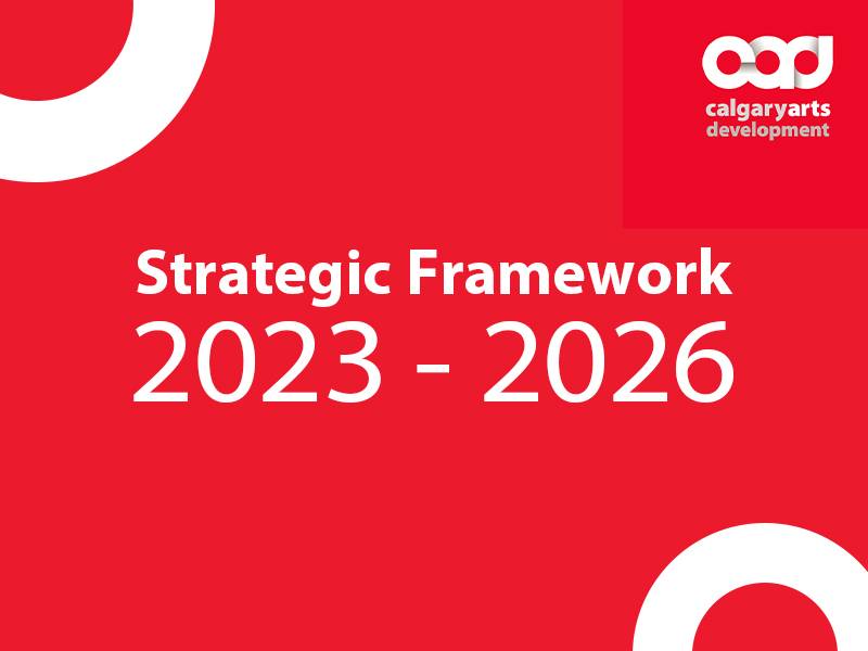 Strategic Framework 23-26 Carousel feature | Includes the CADA logo