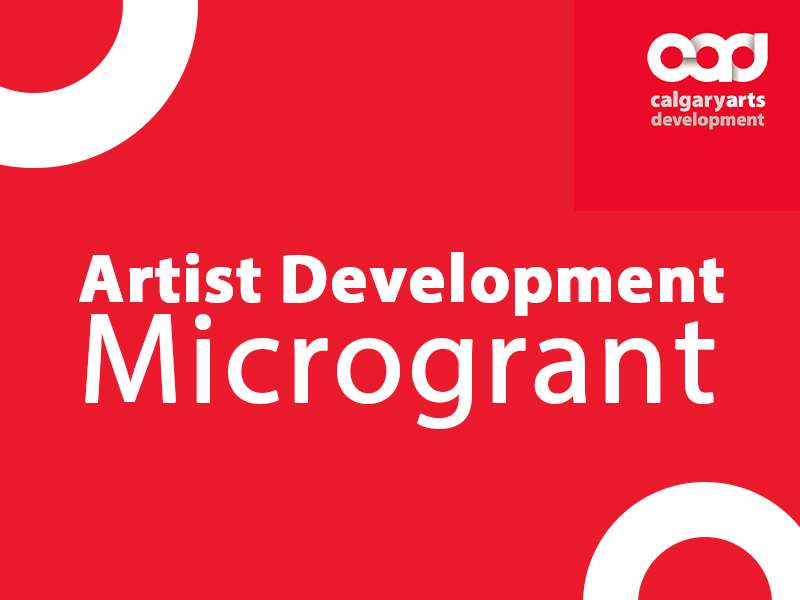 Artist Development Microgrant with CADA logo
