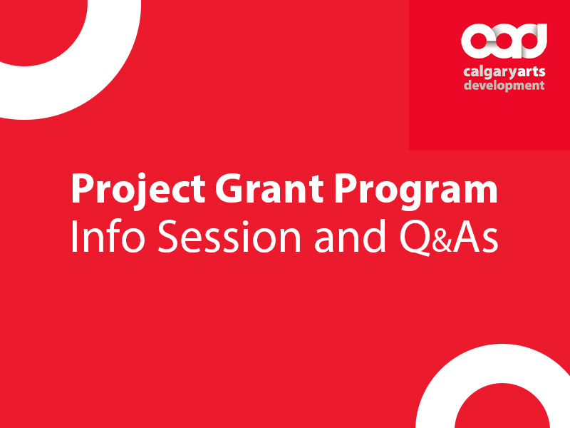 Project Grant Program info session and Q&As | CADA logo