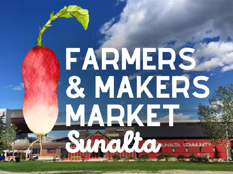 A promo image for Farmers & Makers Market Sunalta