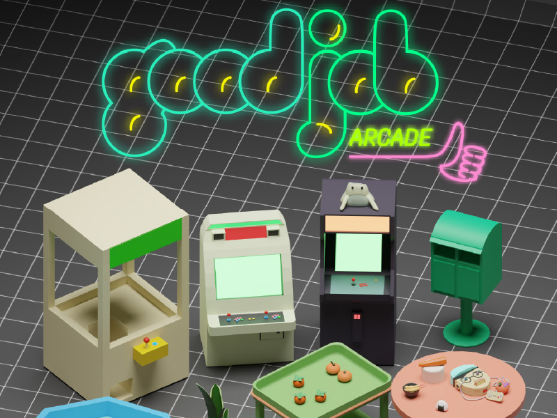 A promo image for Good Job Arcade