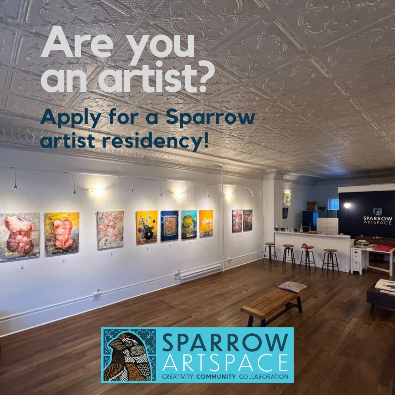 Are you an artist? Apply for a Sparrow artist residency | Sparrow ArtSpace logo