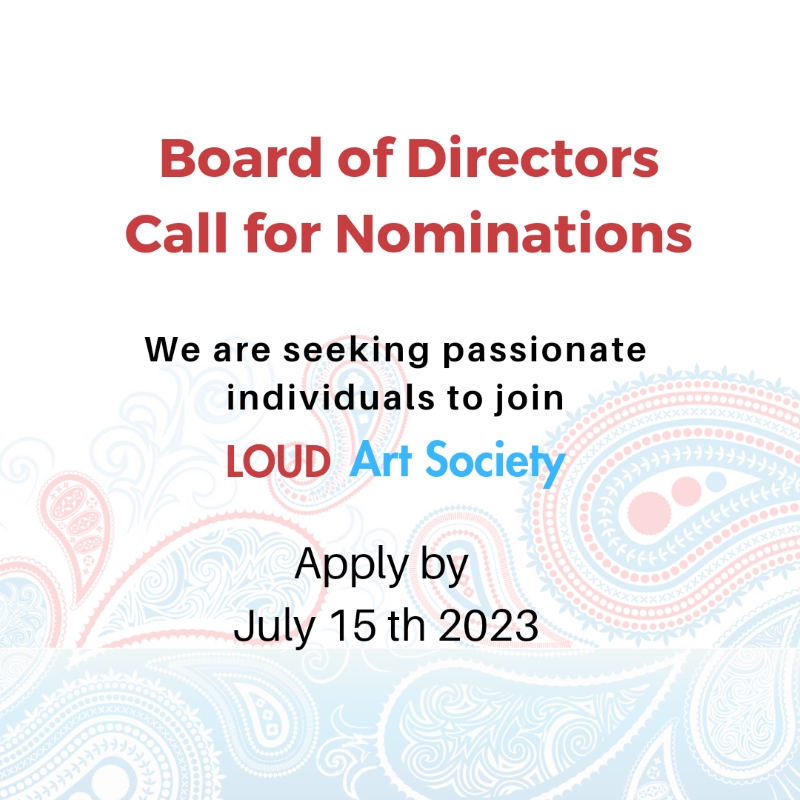 We are seeking passionate individuals to join LOUD Art Society | Apply by July 15, 2023
