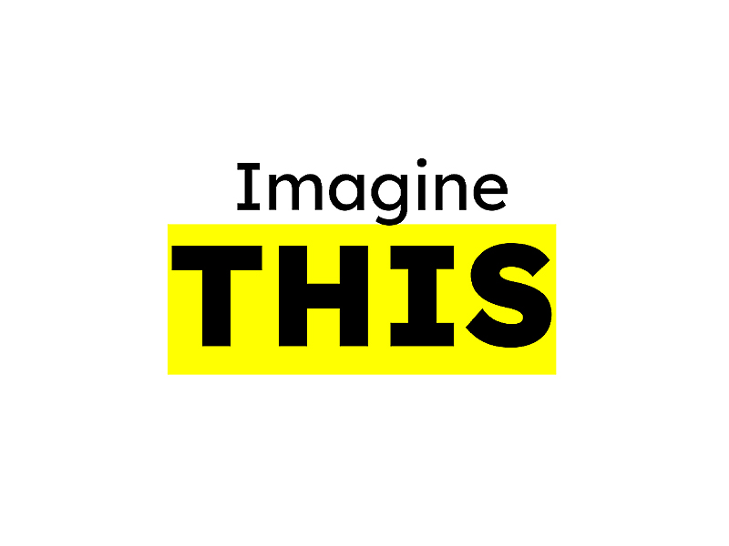 The text logo for the Imagine THIS report and resource guide.