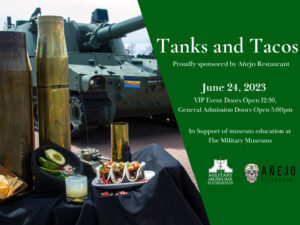 A promo image for Tanks and Tacos