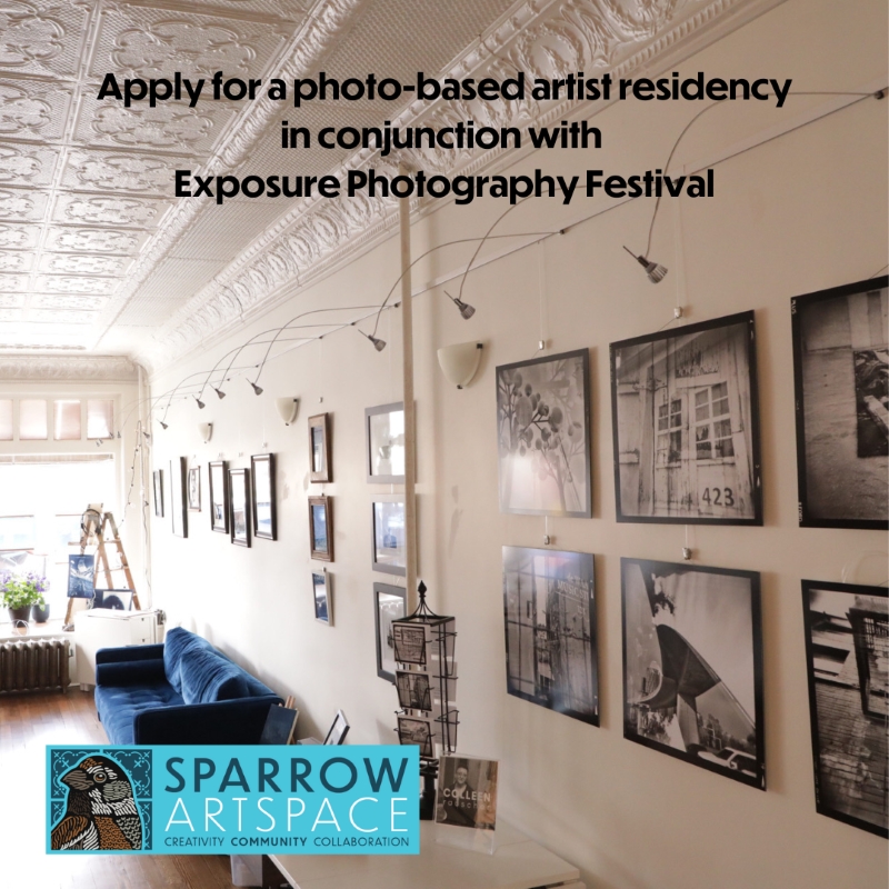 Apply for a photo-based artist residency in conjunction with Exposure Photography Festival | Sparrow Artspace: Creativity Community Collaboration